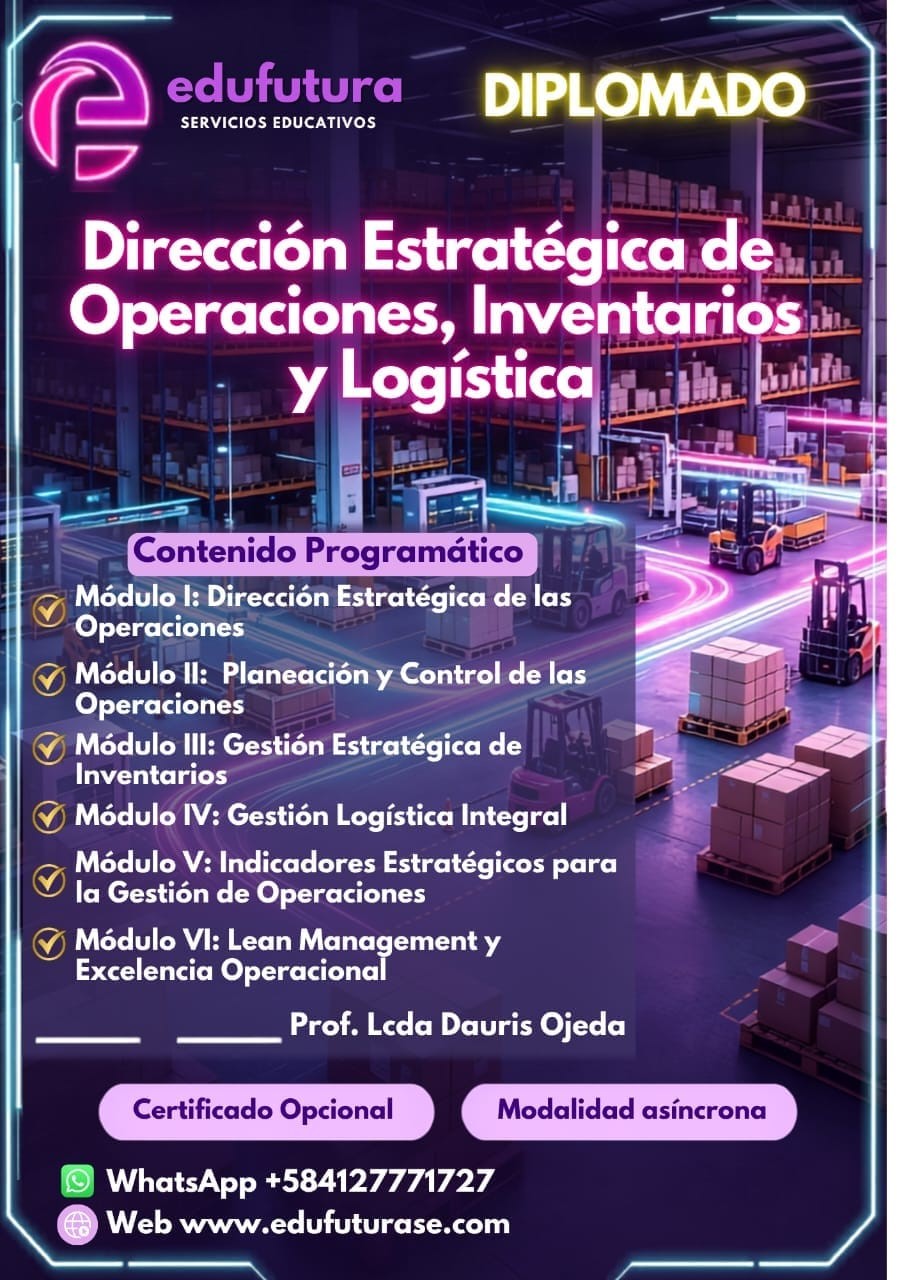 Dirección Estratégica de Operaciones, Inventarios y Logística